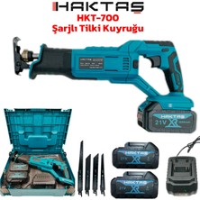 Haktaş Şarjlı Tilki Kuyruğu - Çift Bataryalı - Kılıç Testere - Kemik - Odun - Metal Kesme Makinesi