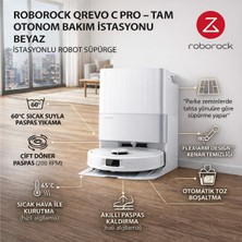 Roborock 18500 Emiş Gücü Ile  Roborock Qrevo C Pro Mükemmel Güç, Üstün Rahatlık,robot Süpürge