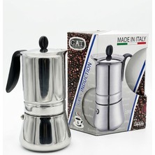 Gat G.a.t. Magnifica Inox Paslanmaz Çelik Moka Pot - 6 Fincan Indüksiyon Uyumlu