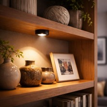 Sekatech 3W LED Sıva Üstü Mini Spot 220V Günışığı – 6 cm Mobil Raf & Dolap Aydınlatma