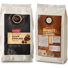 Şekeroğlu Ikili Keyif Paketi - 1000G Geleneksel Salep  & 1000G Sıcak Çikolata