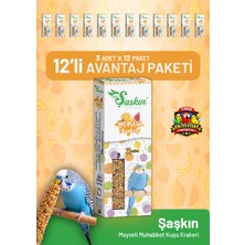 Bird Food Energy Meyveli Muhabbet Kuşu Krakeri 3'lü - 12 Adet