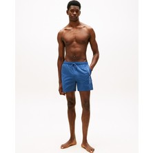 Tommy Hilfiger Medıum Drawstrıng Zip Pocket Erkek Mavi Deniz Şortu - UM0UM03748