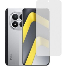 Microcase Xiaomi Poco M8 Pro Tam Kaplayan Çerçeveli Mat Cam Koruma - AL3124
