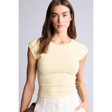DeFacto Slim Fit Bisiklet Yaka Basic Modal Kısa Kollu Tişört F0685AX26SM