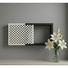 Emizey Trend Giyim Dekoratif Duvara Asılabilir Sigorta ve Modem-Wifi Saklama Kutusu 25X35 cm Derinlik 11 cm