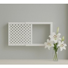 Emizey Trend Giyim Dekoratif Duvara Asılabilir Sigorta ve Modem-Wifi Saklama Kutusu 25X35 cm Derinlik 11 cm