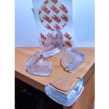 Abnturk 4’lü Silikon Köşe Koruma Seti 3m Yapışkanlı Bebek ve Çocuk Güvenliği