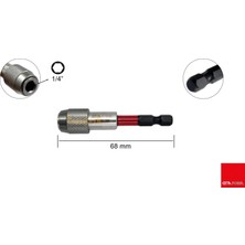 Powerbull Bt 01Tm 1 4 Manyetık Bıts Tutucu (Darbelı Kullanım)