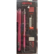 Rotring Pembe Visuclik+Jel 0,7mm Mekanik Kurşun Kalem