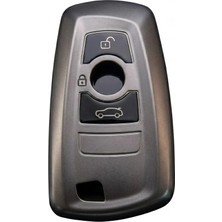 Otohousse Bmw F30 Uyumlu Silikon Oto Anahtar Kumanda Kabı Kılıf Gri