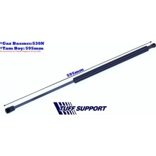 Tuff Bagaj Amortisörü Renault Laguna I Sedan 94-01  (UZUNLUK=595MM BASINÇ=530N) (2 Ad )