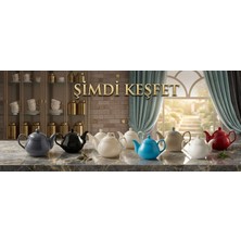 Porselen Tekli Demlik Renk Seçenekleriyle 1lt