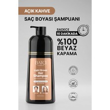 Batçı Hair Atelier Beyaz Saçlar Için Açık Kahve Anında Etkili Saç Boyası Şampuan 350 ml