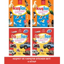 The Kitap Çocuk Keşfet ve Yapıştır Sticker Seti (4 Kitap)