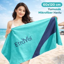 Etravel Taşıma Çantalı Mikrofiber Havlu Seyahat& Plaj Havlusu 60X120