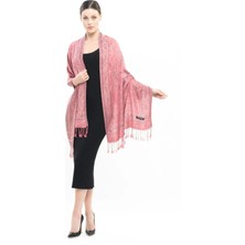 Pashmina Kaşmir Şal | Yavruağzı | %100 Kaşmir Yünü | 70X180 cm | 4 Mevsim