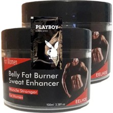 Süper Belly Fatburner Sweat Enhancer Kadınlar Için Krem 2X100 ml + 1 Adet Jel ile