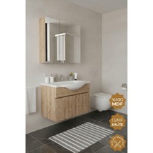 Teta Home Kahire 65 Cm Mdf Banyo Dolabı Seti