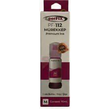 Bezos Perfıx Pf T112M  Kırmızı Şişeli Mürekkep (70 ml )