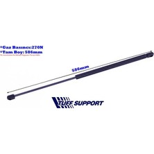 Tuff Bagaj Amortisörü Fıat Tıpo 87-95  (UZUNLUK=585MM BASINÇ=270N) (2 Ad )