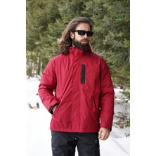 Fiyort Floyen Yağmurluk Bordo #2xl