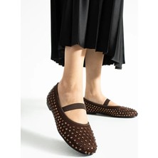 Cozi Company Günlük Rahat Dikenli Lastikli Kadın Babet