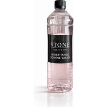 Stone Edition Bio Ethanol Şömine Yakıtı - 1 Litre | Kokusuz ve Dumansız Temiz Yanma