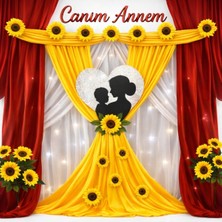 Promisebackdrop2 Anneler Günü Kutlu Olsun,canım Annem Okul Etkinlik Kumaş Fon 150X 200 cm