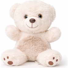 Toyska Sevimli Peluş Ayı - Yumuşak Ayıcık - 25CM Beyaz