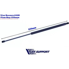 Tuff Bagaj Amortisörü Ford Transıt V184 00-08  (UZUNLUK=830MM BASINÇ=640N) (2 Ad )