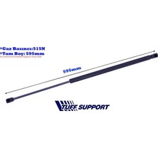 Tuff Bagaj Amortisörü Renault Megane Scenıc Hb 97-08  (UZUNLUK=595MM BASINÇ=515N) (2 Ad )