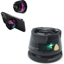 Trm D39 Taşınabilir Bluetooth Mini Hoparlör Manyetik Rgb Işıklı Telefon Tutucu