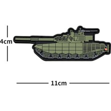 Delta Armory Da 3D Pvc Patch Abrams Tankı Yeşil DA-NAS-292