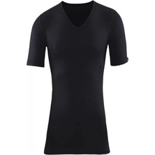 bebekokusu Bsm Unisex V Yaka Kısa Kol Termal Body 10303
