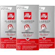 Illy 3'lü Classico Alüminyum Kapsül