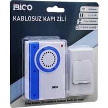 Pileli Store Wireles Kablosuz Kapı Zili Pilli 16 Farklı Melodi 50MT Çekim Alanı Pil = 2AA - Düğme = 23A (4887)