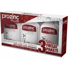 Dermozinc Prozinc Women Kırmızı Set Şampuan 300 ml  3 Al 2 Öde