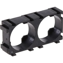 18650 Pil Tutucu Ikili Modüler Braket Holder 25 Adet - Geçmeli Batarya Kızağı