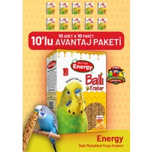 Bird Food Energy Ballı Muhabbet Kuşu Krakeri 10'lu- 10 Adet