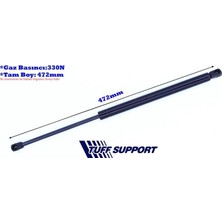 Tuff Bagaj Amortisörü Fıat Punto Iı Hb 99-  (UZUNLUK=472MM BASINÇ=330N) (2 Ad )