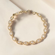 Nur Silver Klasik Işıltı Çelik Bileklik - NUR-BL92487