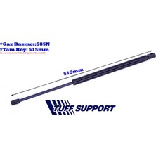 Tuff Bagaj Amortisörü Hyundaı Tucson 04-  (UZUNLUK=515MM BASINÇ=585N) (2 Ad )