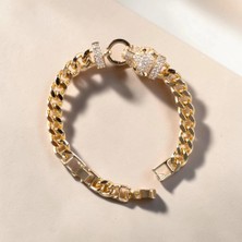 Nur Silver Panther Çelik Bileklik - NUR-BL92999