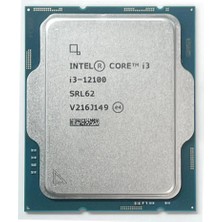 Intel Core i3 12100F 3,3 GHz 12 MB Cache 1700 Pin İşlemci Fiyatı