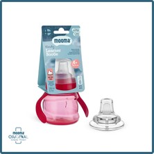 Mooma Kindy Damlatmaz Egitici Su Alıştırma Bardağı 200 ml 6 Ay - Red
