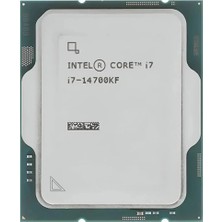 Intel Core I7 14700KF Tray 3.4ghz (Max 5.60GHZ) 20 Çekirdek 33MB L3 Önbellek 1700 Kutusuz Işlemci
