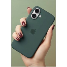 Iphone 16 Uyumlu Kılıf Logolu Lansman Soft Yumuşak Içi Kadife Silikon Kapak