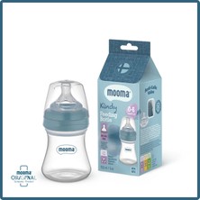 Mooma Kindy Antikolik PP Biberon 150 ml 0–6 Ay (Yavaş Akış) – Bowl Blue