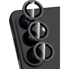 Forzacase Samsung Galaxy S26 Plus ile Uyumlu Kamera Camı Lens Koruyucu Halka Seti - FC381